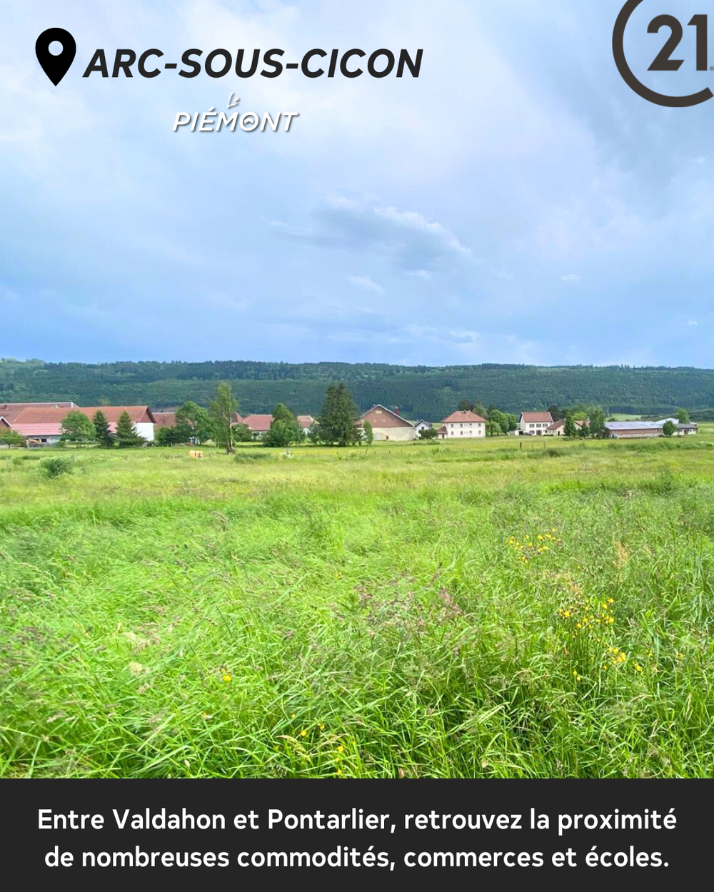 Arc-sous-Cicon, Doubs, Terrain, lotissement, Valdahon